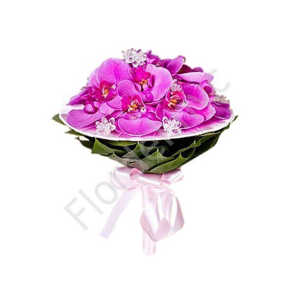 Magenta orchid bouquet