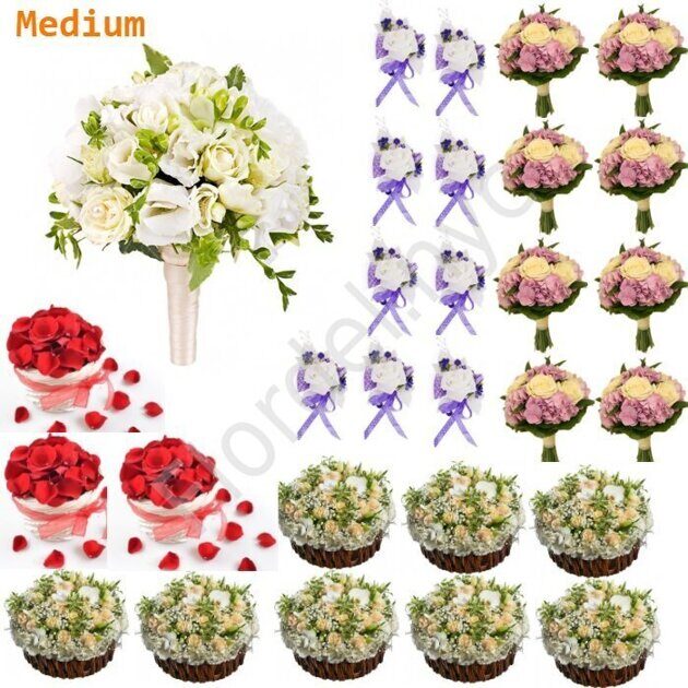 Medium package - Premium flowers