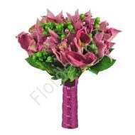 Bouquet of callas and orchids