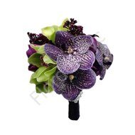 Bridal bouquet with vanda orchid