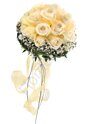 Intimate package - Champagne bridal bouquet