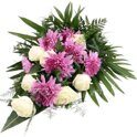 Chrysanthemum sympathy bouquet