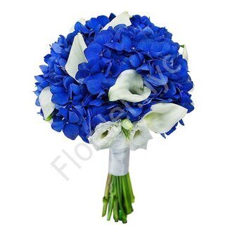 Royal blue bouquet