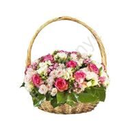 Basket with roses