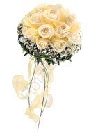 Champagne bridal bouquet