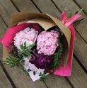 Peonies with foliages