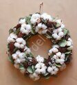 Cotton Christmas wreath