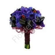 Dark hydrangea bouquet