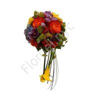 Bright bridal bouquet