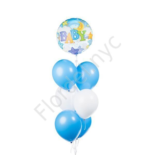 Set of balloons for a baby boy