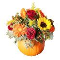 Sunny Halloween centerpiece