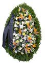 Bird of paradise standing wreath + standing