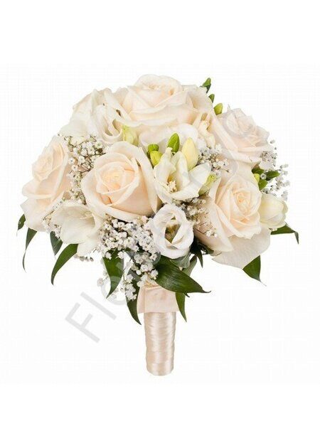 Premium package - Lisianthus and roses